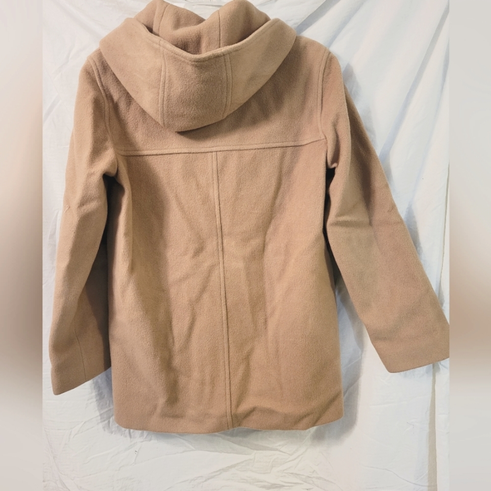 J.percy Hooded Duffel Coat in Camel, Small